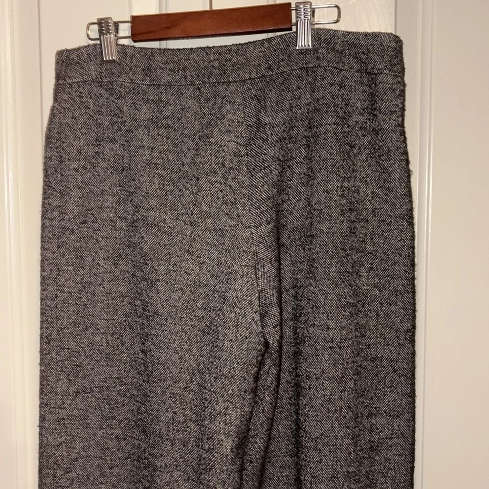 Chanel tweed silk alpaca wool pants